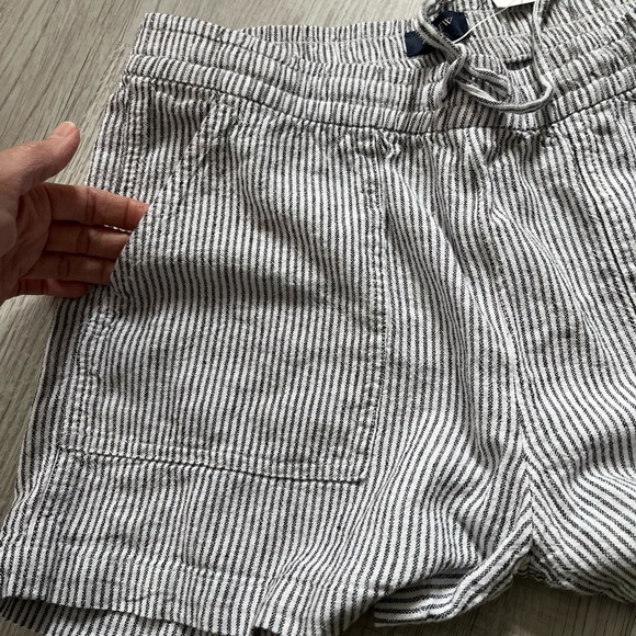 J. Crew Factory NWT linen blend striped shorts XS - Picture 7 of 11
